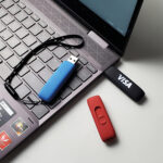 20902 KR - LİNA KAUÇUK IŞIKLI USB KIRMIZI - Görsel 2
