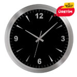 GALAKSİ DUVAR SAATİ GÜMÜŞ (38 CM) - Görsel 2