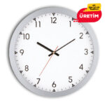 RUBİ DUVAR SAATİ GÜMÜŞ (30 CM) - Görsel 2