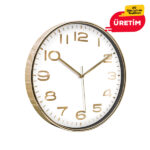 AŞİYAN DUVAR SAATİ ALTIN (33 CM) - Görsel 2