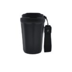 DERECELİ KUPA ÇELİK BARDAK 380 ML SİYAH - Görsel 3