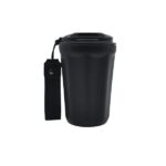 DERECELİ KUPA ÇELİK BARDAK 380 ML SİYAH - Görsel 4