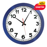 GALAKSİ DUVAR SAATİ LACİVERT (38 CM) - Görsel 2