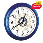 OPAK DUVAR SAATİ LACİVERT (46 CM) - Görsel 2
